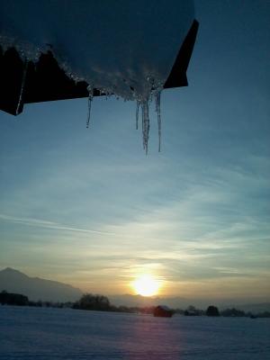 Snow Sunset Snow Sunset